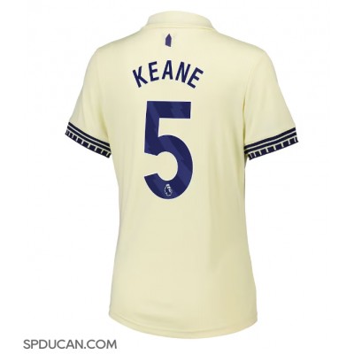 Zenski Nogometni Dres Everton Michael Keane #5 Gostujuci 2025-26 Kratak Rukav Zenski Nogometni Dres Everton Michael Keane #5 Gostujuci 2025-26 Kratak Rukav